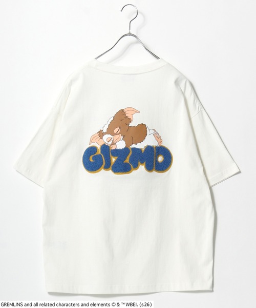 MARUKAWA(マルカワ)の「2026SS GREMLINS/グレムリン オーバーサイズ ギズモバックプリント ロゴサガラ刺繍 半袖Tシャツ レディース メンズ(Tシャツ/カットソー・メンズ・ブラック/ホワイト・M/L)」の4枚目の写真