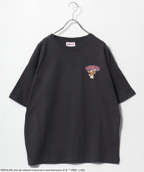 MARUKAWA(マルカワ)の「2026SS GREMLINS/グレムリン オーバーサイズ ギズモバックプリント ロゴサガラ刺繍 半袖Tシャツ レディース メンズ(Tシャツ/カットソー・メンズ・ブラック/ホワイト・M/L)」の5枚目の写真