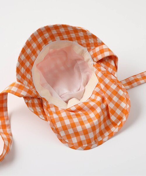 apres les cours（アプレレクール）の「little bunny うさ耳ベビーバケットハット（ハット・キッズ・グリーン/オレンジ・46/48）」の18枚目の写真