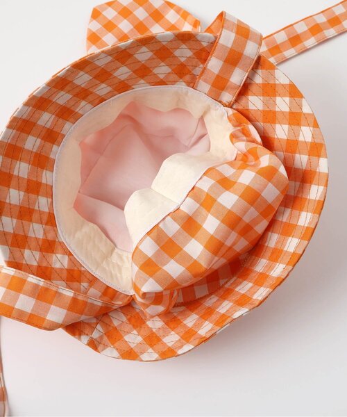 apres les cours（アプレレクール）の「little bunny うさ耳ベビーバケットハット（ハット・キッズ・グリーン/オレンジ・46/48）」の19枚目の写真