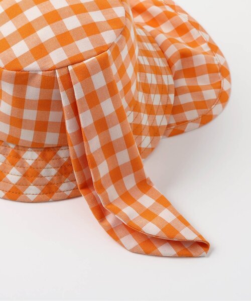 apres les cours（アプレレクール）の「little bunny うさ耳ベビーバケットハット（ハット・キッズ・グリーン/オレンジ・46/48）」の15枚目の写真
