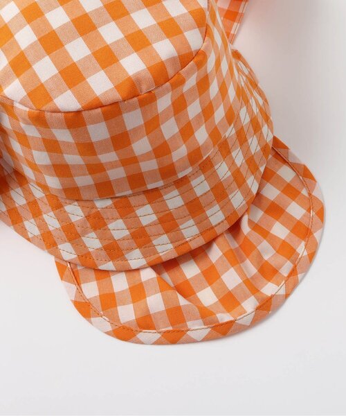 apres les cours（アプレレクール）の「little bunny うさ耳ベビーバケットハット（ハット・キッズ・グリーン/オレンジ・46/48）」の16枚目の写真