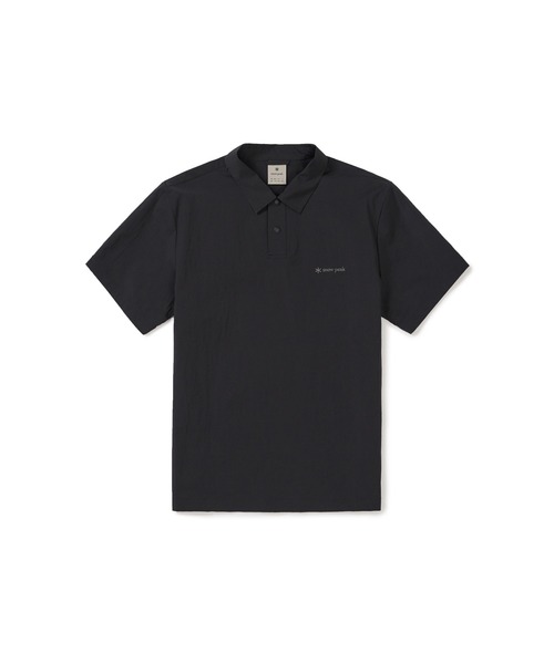 Snow Peak（スノーピーク）の「Snow Peak / Root S/S Polo T-Shirt ルート S/S ポロTシャツ 海外限定（ポロシャツ・メンズ・カーキ/スミクロ/ダークカーキ・M/L）」の2枚目の写真