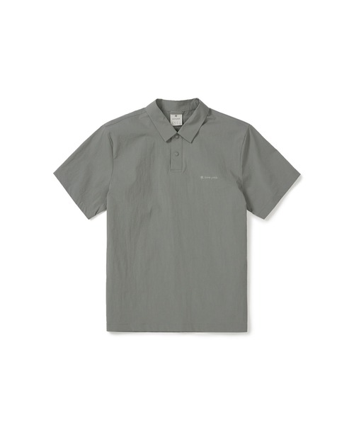 Snow Peak（スノーピーク）の「Snow Peak / Root S/S Polo T-Shirt ルート S/S ポロTシャツ 海外限定（ポロシャツ・メンズ・カーキ/スミクロ/ダークカーキ・M/L）」の5枚目の写真