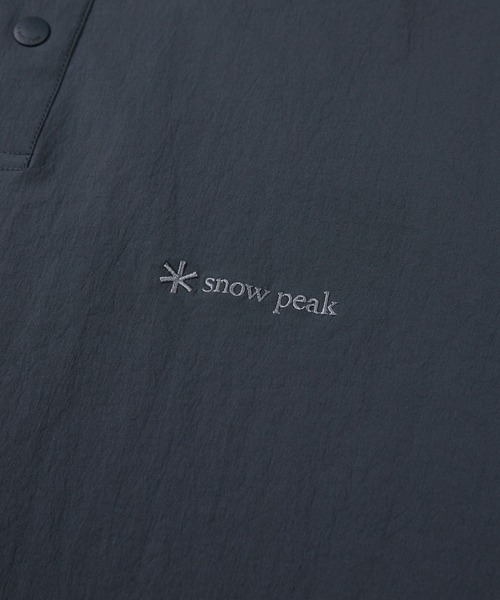 Snow Peak（スノーピーク）の「Snow Peak / Root S/S Polo T-Shirt ルート S/S ポロTシャツ 海外限定（ポロシャツ・メンズ・カーキ/スミクロ/ダークカーキ・M/L）」の9枚目の写真