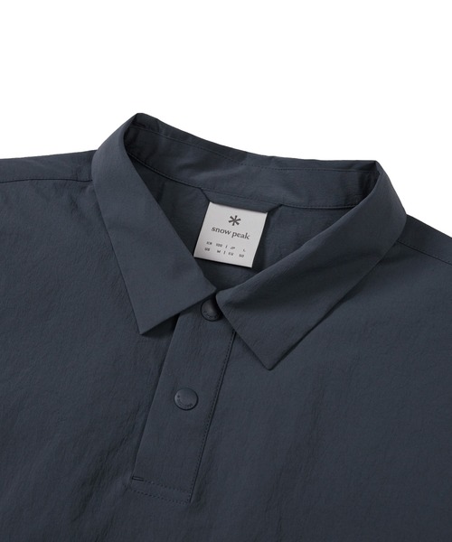 Snow Peak（スノーピーク）の「Snow Peak / Root S/S Polo T-Shirt ルート S/S ポロTシャツ 海外限定（ポロシャツ・メンズ・カーキ/スミクロ/ダークカーキ・M/L）」の8枚目の写真