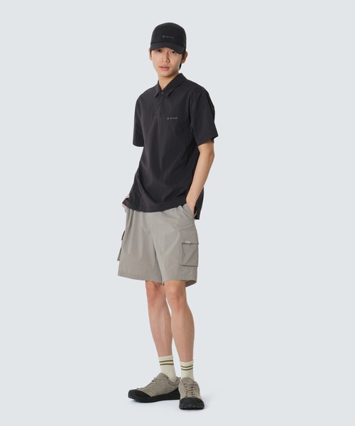Snow Peak（スノーピーク）の「Snow Peak / Root S/S Polo T-Shirt ルート S/S ポロTシャツ 海外限定（ポロシャツ・メンズ・カーキ/スミクロ/ダークカーキ・M/L）」の17枚目の写真