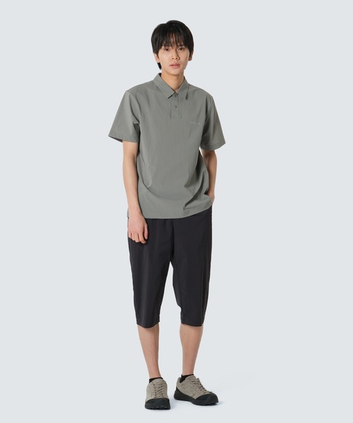Snow Peak（スノーピーク）の「Snow Peak / Root S/S Polo T-Shirt ルート S/S ポロTシャツ 海外限定（ポロシャツ・メンズ・カーキ/スミクロ/ダークカーキ・M/L）」の19枚目の写真