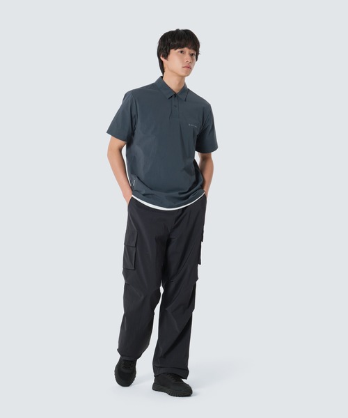 Snow Peak（スノーピーク）の「Snow Peak / Root S/S Polo T-Shirt ルート S/S ポロTシャツ 海外限定（ポロシャツ・メンズ・カーキ/スミクロ/ダークカーキ・M/L）」の22枚目の写真