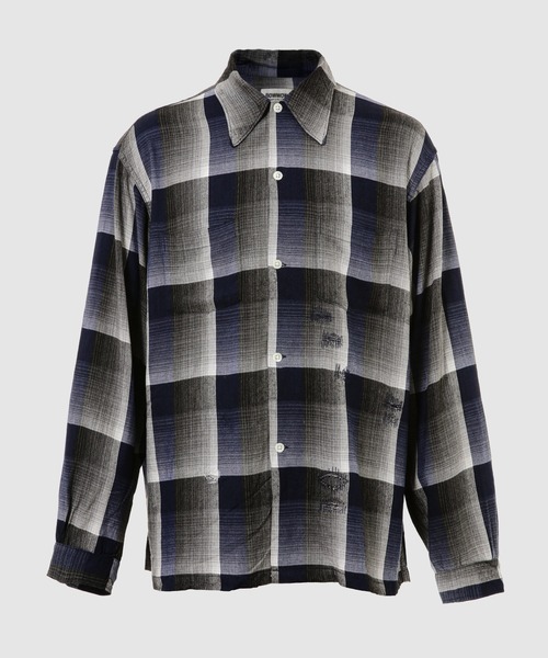 BOW WOW(バウワウ)の「CHECK RAYON SHIRT(シャツ/ブラウス・メンズ・その他1・XL/L)」の1枚目の写真
