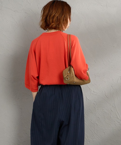 THE SHINZONE（ザ　シンゾーン）の「[THE SHINZONE/ザ シンゾーン] ガゼット ハーフスリーブスウェットＴシャツ（スウェット・レディース・グレー/レッド/ネイビー・0）」の21枚目の写真