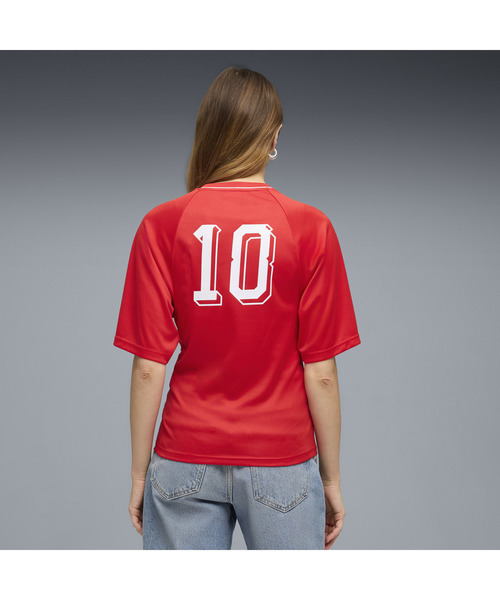 PUMA(プーマ)の「PUMA プーマ ウィメンズ フューチャー プーマ アーカイブ フィット ウエス(Tシャツ/カットソー・レディース・レッド/ブラック・SMALL/MEDIUM/LARGE/X-LARGE)」の4枚目の写真