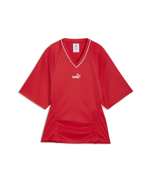 PUMA(プーマ)の「PUMA プーマ ウィメンズ フューチャー プーマ アーカイブ フィット ウエス(Tシャツ/カットソー・レディース・レッド/ブラック・SMALL/MEDIUM/LARGE/X-LARGE)」の6枚目の写真