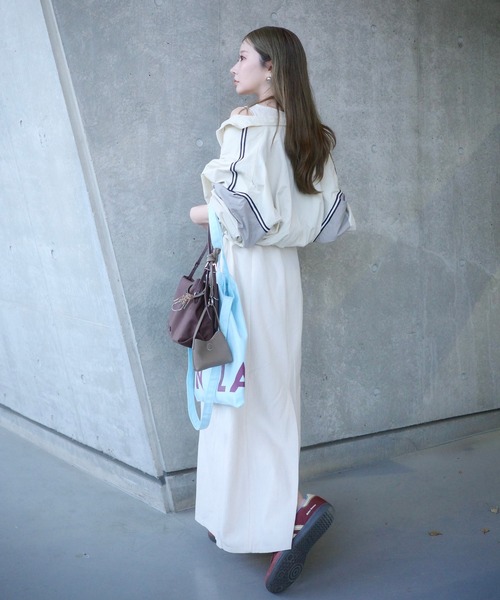 LAULEN(ローレン)の「cotton cocoon sleeveless long dress /コットンコクーンノースリーブロングドレス(ワンピース・レディース・ブラック/ベージュ・S/M)」の18枚目の写真