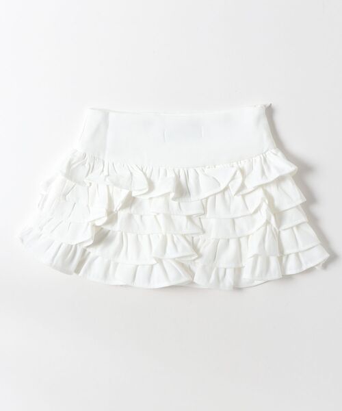 .KOM(ドットコム)の「A'GEM/9 × .kom 『.KOM/ドットケーオーエム』 /ティアードフリルミニスカート(スカート・レディース・グレー/ホワイト/ブラック・S)」の14枚目の写真