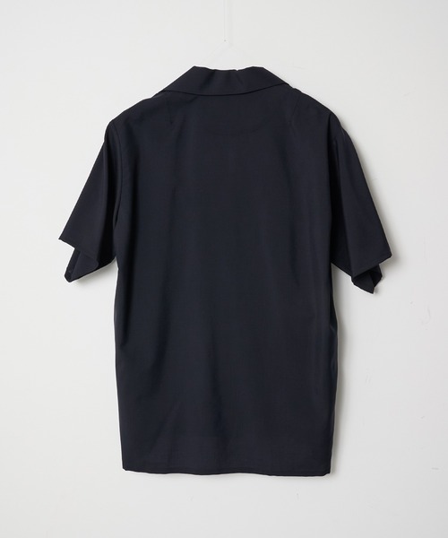 ETHOSENS(エトセンス)の「【ETHOSENS】別注 S/S shirts(シャツ/ブラウス・メンズ・ネイビー/ホワイト・1/2)」の4枚目の写真