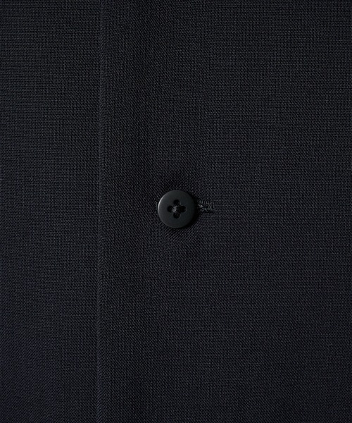ETHOSENS(エトセンス)の「【ETHOSENS】別注 S/S shirts(シャツ/ブラウス・メンズ・ネイビー/ホワイト・1/2)」の10枚目の写真