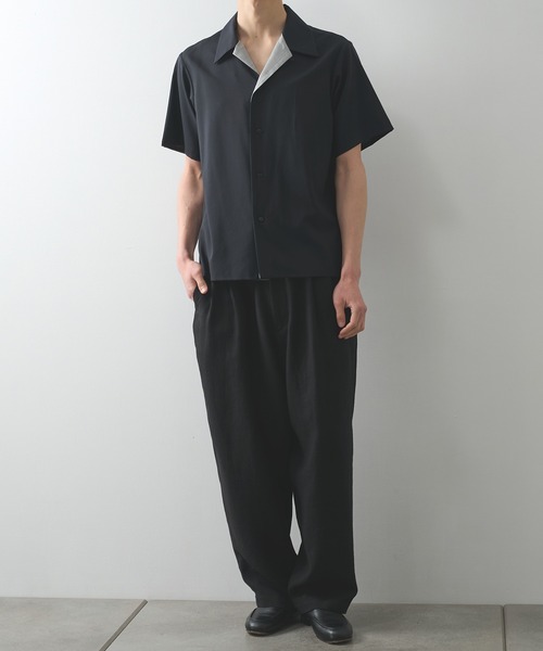 ETHOSENS（エトセンス）の「【ETHOSENS】別注 S/S shirts（シャツ/ブラウス・メンズ・ネイビー/ホワイト・1/2）」の14枚目の写真
