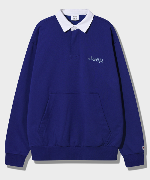 JEEP(ジープ)の「ラグビー スウェット (JP5TSU824BL)(ポロシャツ・レディース・その他・SMALL/MEDIUM/LARGE/X-LARGE)」の2枚目の写真