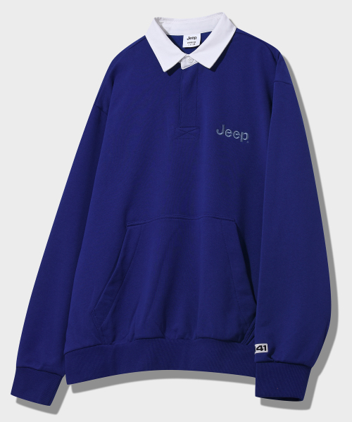 JEEP(ジープ)の「ラグビー スウェット (JP5TSU824BL)(ポロシャツ・レディース・その他・SMALL/MEDIUM/LARGE/X-LARGE)」の3枚目の写真