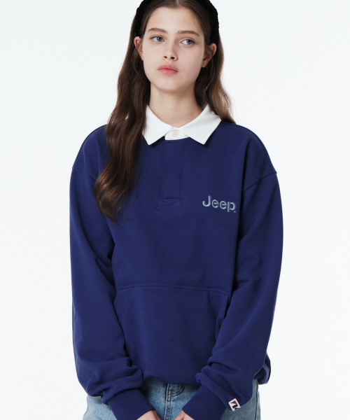 JEEP(ジープ)の「ラグビー スウェット (JP5TSU824BL)(ポロシャツ・レディース・その他・SMALL/MEDIUM/LARGE/X-LARGE)」の7枚目の写真