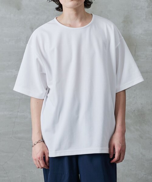 COLONY 2139(コロニートゥーワンスリーナイン)の「エンザイムダンボールラウンドヘム半袖Tシャツ(Tシャツ/カットソー・メンズ・チャコールグレー/ホワイト/ブラック・LARGE/MEDIUM)」の2枚目の写真