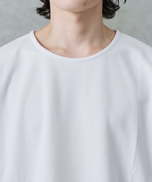 COLONY 2139(コロニートゥーワンスリーナイン)の「エンザイムダンボールラウンドヘム半袖Tシャツ(Tシャツ/カットソー・メンズ・チャコールグレー/ホワイト/ブラック・LARGE/MEDIUM)」の7枚目の写真