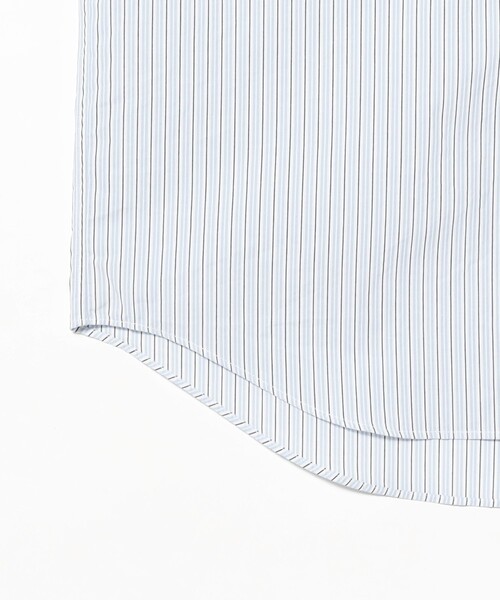 BEAMS(ビームス)の「ブロードストライプ シャツ【リラックスフィット】(シャツ/ブラウス・メンズ・グレー/サックスブルー・M/L/S/XL)」の11枚目の写真