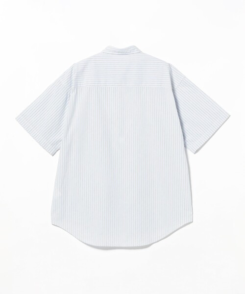 BEAMS(ビームス)の「ブロードストライプ シャツ【リラックスフィット】(シャツ/ブラウス・メンズ・グレー/サックスブルー・M/L/S/XL)」の12枚目の写真