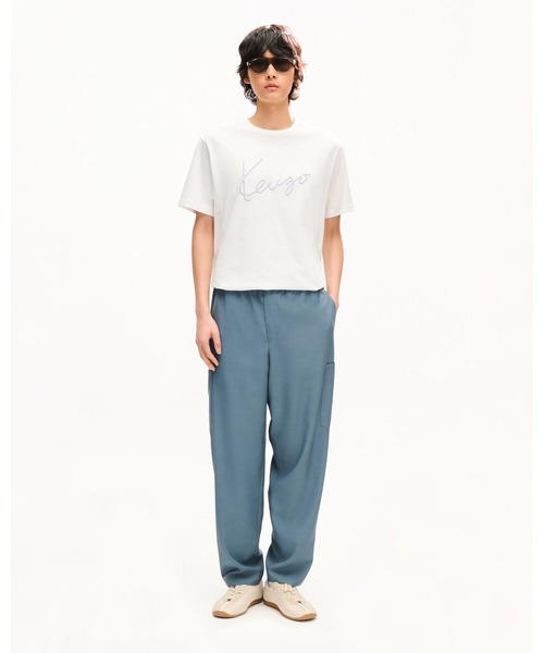 KENZO（ケンゾー）の「'KENZO Signature' エンブロイダリー Tシャツ イン コットン（Tシャツ/カットソー・メンズ・ホワイト系その他・X-LARGE/X-SMALL/LARGE/SMALL/MEDIUM/XX-LARGE）」の5枚目の写真
