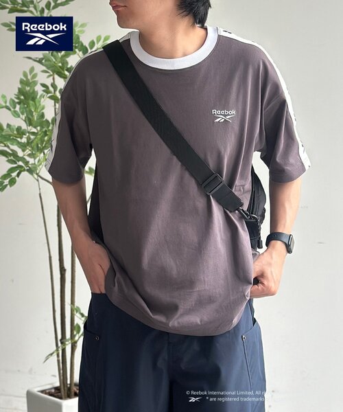 Reebok(リーボック)の「【Reebok】肩ラインT(Tシャツ/カットソー・レディース・サックスブルー/チャコールグレー/ホワイト・MEDIUM/LARGE)」の17枚目の写真