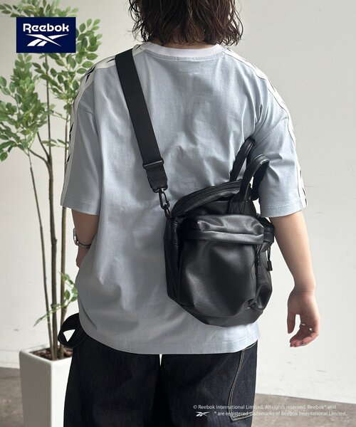 Reebok(リーボック)の「【Reebok】肩ラインT(Tシャツ/カットソー・レディース・サックスブルー/チャコールグレー/ホワイト・MEDIUM/LARGE)」の20枚目の写真