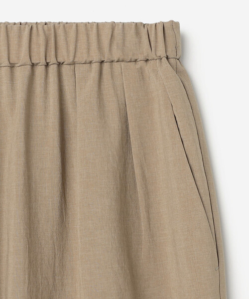 Morris & Sons（モリスアンドサンズ）の「MORRIS & SONS | タックイージーパンツ WOMEN（その他パンツ・レディース・ベージュ/グレー・1/0）」の5枚目の写真