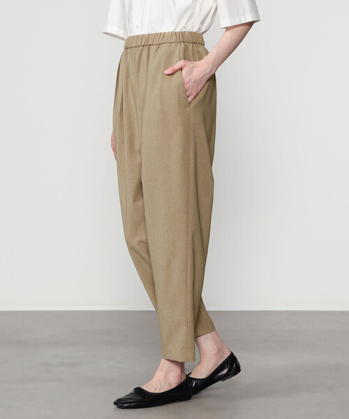Morris & Sons（モリスアンドサンズ）の「MORRIS & SONS | タックイージーパンツ WOMEN（その他パンツ・レディース・ベージュ/グレー・1/0）」の12枚目の写真