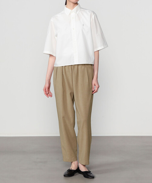 Morris & Sons（モリスアンドサンズ）の「MORRIS & SONS | タックイージーパンツ WOMEN（その他パンツ・レディース・ベージュ/グレー・1/0）」の13枚目の写真