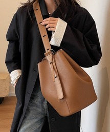 大容量トートバッグ ミニポーチ付き 上品