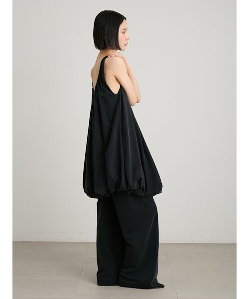 MIESROHE(ミースロエ)の「【セットアップ対応】【洗える】キュプラバルーンギャザーミニワンピース(ワンピース・レディース・モカ/ブラック・F)」の19枚目の写真
