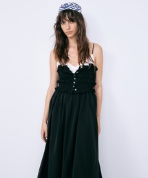 シャードボディスキャミドレス / Shirred Bodice Cami Dress