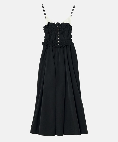 LE CIEL BLEU(ルシェルブルー)の「シャードボディスキャミドレス / Shirred Bodice Cami Dress(ワンピース・レディース・チャコールグレー/ブラック・36/38)」の17枚目の写真