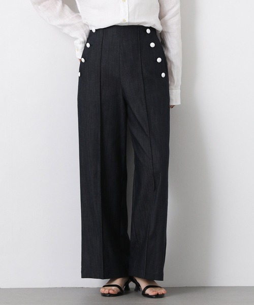 Gready Brilliant(グレディブリリアン)の「WT釦マリンデニムパンツ(デニムパンツ・レディース・インディゴブルー・36/38)」の7枚目の写真