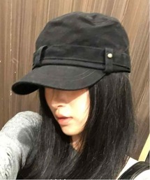 Vini（ヴィニ）の「韓国風ストリート 深めシルエット ベルトデザインキャップ（キャップ）」