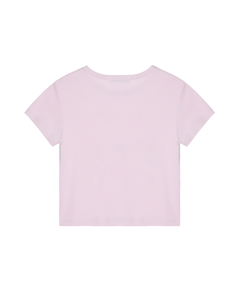 NICK&NICOLE(ニックアンドニコール)の「ROSE LETTERING CROPPED TOP_PINK(Tシャツ/カットソー・レディース・その他・FREE)」の5枚目の写真