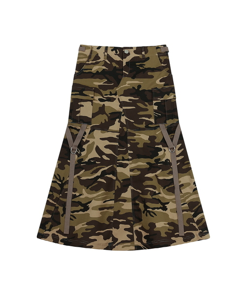 LUVISTRUE(ラヴイズトゥルー)の「SY CARGO LONG SKIRT(BEIGE)(スカート・レディース・その他・FREE)」の1枚目の写真
