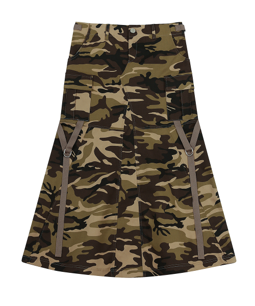LUVISTRUE(ラヴイズトゥルー)の「SY CARGO LONG SKIRT(BEIGE)(スカート・レディース・その他・FREE)」の2枚目の写真