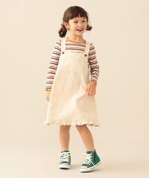 BEAMS mini | フリル ジャンパー スカート 2026FW(90~140cm)プチプラ 人気 ワンピース レイヤード(ワンピース)
