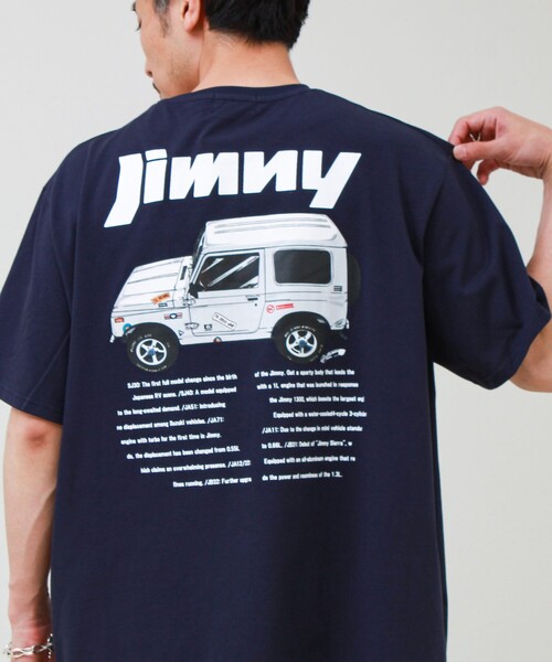 GLOSTER（グロスター）の「【別注/実績アイテム】Suzuki Jimny プリントTシャツ（Tシャツ/カットソー・メンズ・オフホワイト/ネイビー/ブラック/チャコールグレー・L/M）」の4枚目の写真
