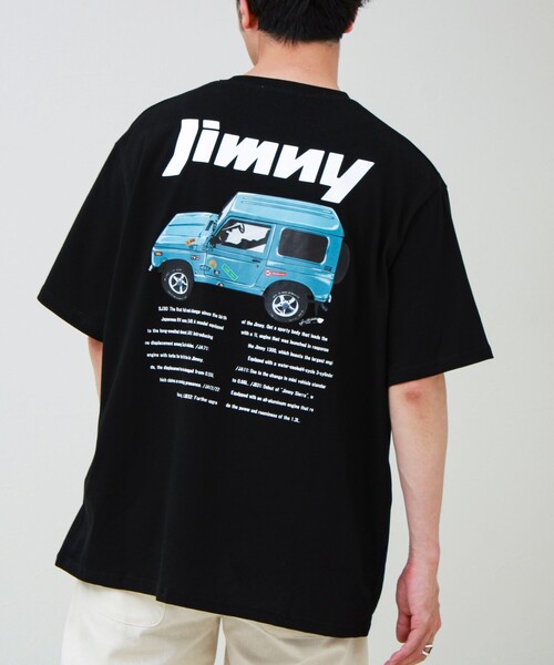 GLOSTER（グロスター）の「【別注/実績アイテム】Suzuki Jimny プリントTシャツ（Tシャツ/カットソー・メンズ・オフホワイト/ネイビー/ブラック/チャコールグレー・L/M）」の2枚目の写真
