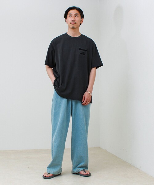 GLOSTER（グロスター）の「【別注/実績アイテム】Suzuki Jimny プリントTシャツ（Tシャツ/カットソー・メンズ・オフホワイト/ネイビー/ブラック/チャコールグレー・L/M）」の5枚目の写真