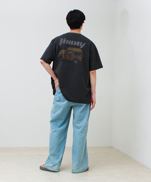 GLOSTER（グロスター）の「【別注/実績アイテム】Suzuki Jimny プリントTシャツ（Tシャツ/カットソー・メンズ・オフホワイト/ネイビー/ブラック/チャコールグレー・L/M）」の6枚目の写真