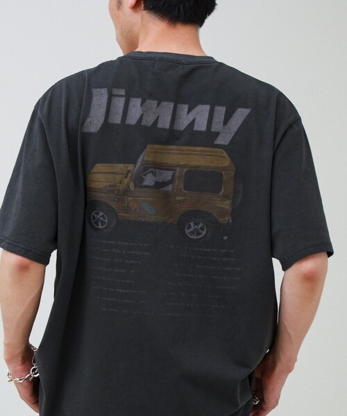 GLOSTER（グロスター）の「【別注/実績アイテム】Suzuki Jimny プリントTシャツ（Tシャツ/カットソー・メンズ・オフホワイト/ネイビー/ブラック/チャコールグレー・L/M）」の10枚目の写真